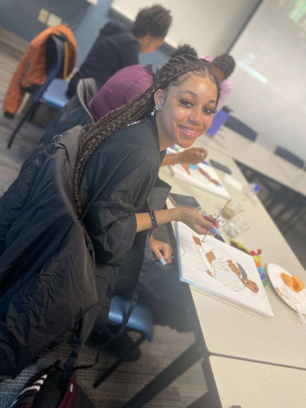 Student taking a selfie